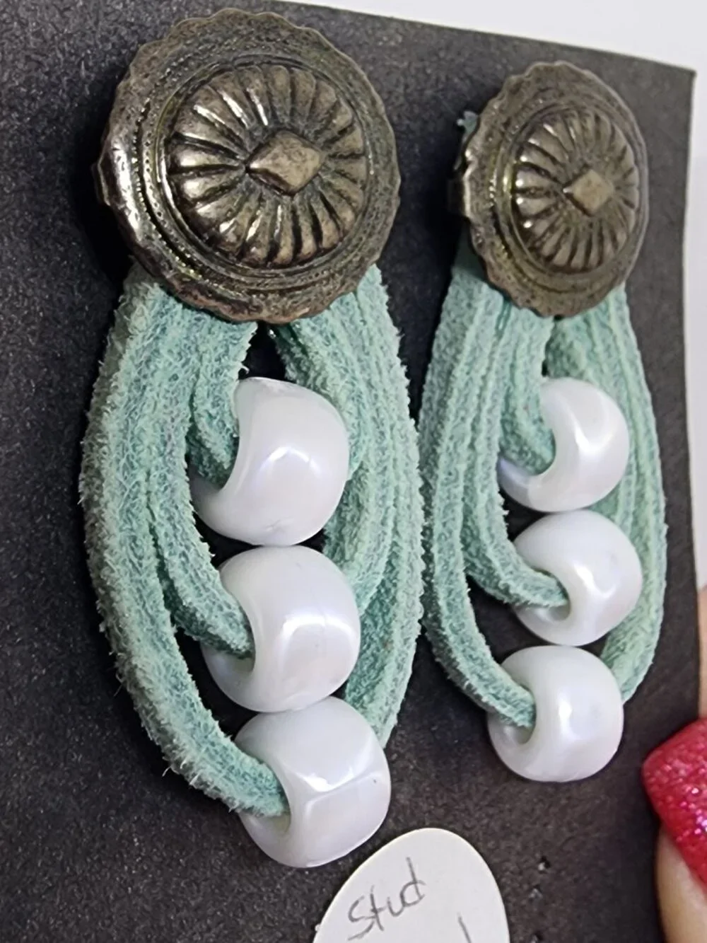 Hand Crafted black concho